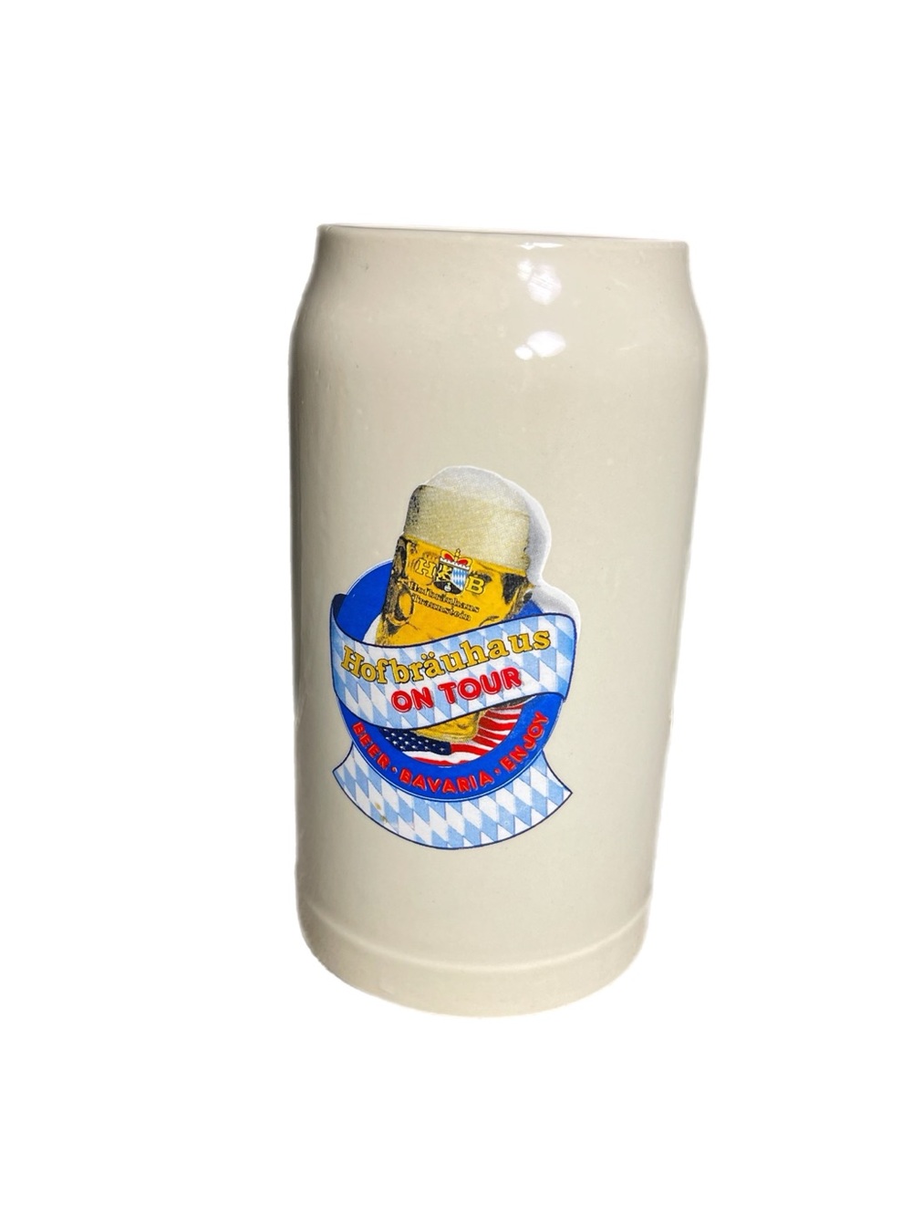 Hofbrauhaus on Tour Beer 1L Stein Glasss - Bavaria Enjoy Collectable